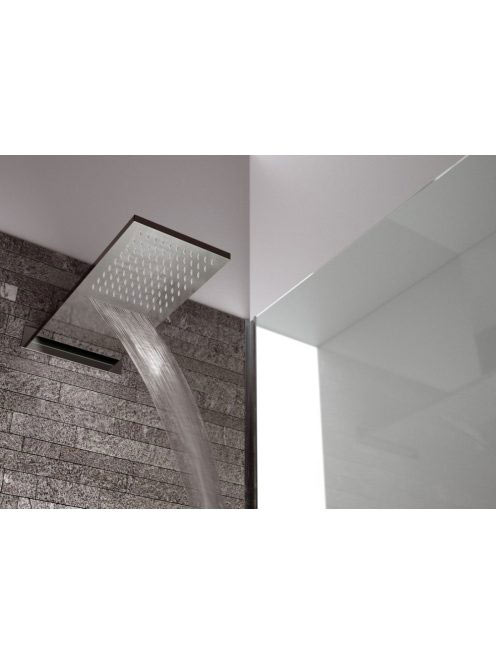 Sapho fali fejzuhany kaszkád kifolyóval, króm DC562 - Fürdős