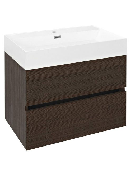 Sapho Odetta 2 fiókos mosdótartó szekrény 67x43,5 cm, ruszti