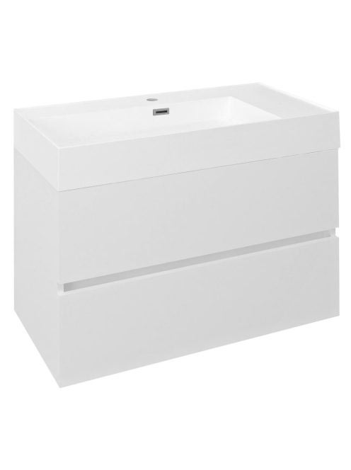 Sapho Odetta mosdótartó szekrény, 82x43,5 cm, fényes fehér D