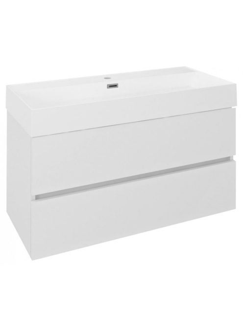 Sapho Odetta mosdótartó szekrény 95x43,5cm, fényes fehér DT1