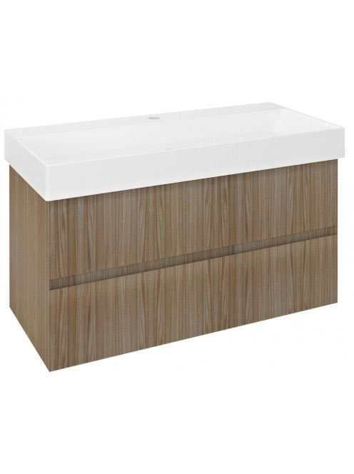 Sapho Filena mosdótartó szekrény 95x43 cm, tölgy FID1210D -