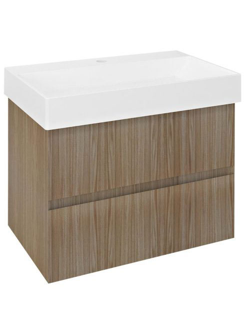 Sapho Filena 2 fiókos mosdótartó szekrény, 67x43 cm, tölgy F