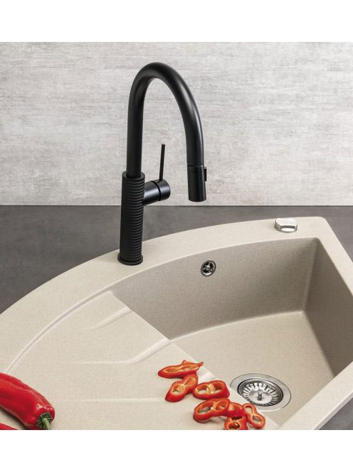 Sapho Flawo egykaros mosogató csaptelep, kihúzható fejjel, m