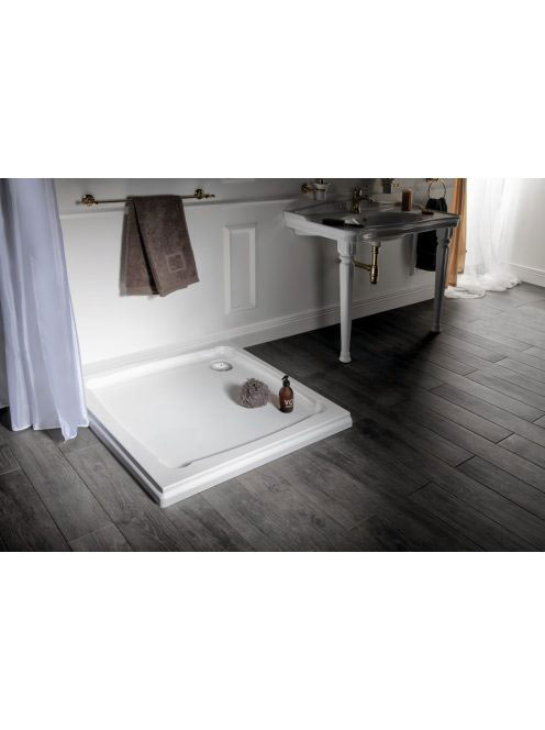 Sapho Gelco Diona90 öntött márvány zuhanytálca 90x90 cm, feh