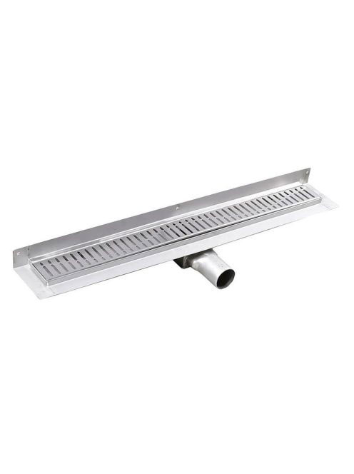 Sapho Gelco Manus rozsdamentes acél zuhanyfolyóka fal éléhez