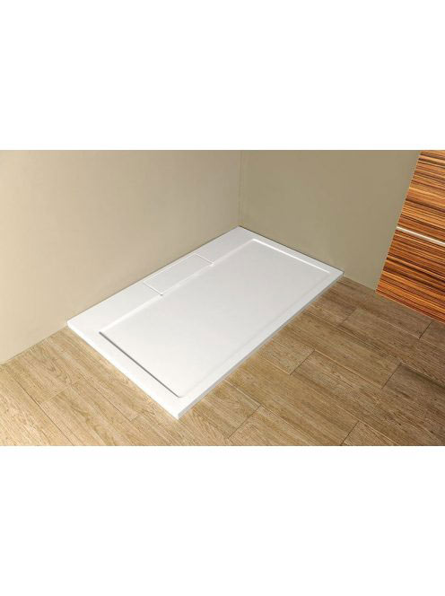 Sapho Gelco Irena öntött márvány zuhanytálca 130x100 cm, feh