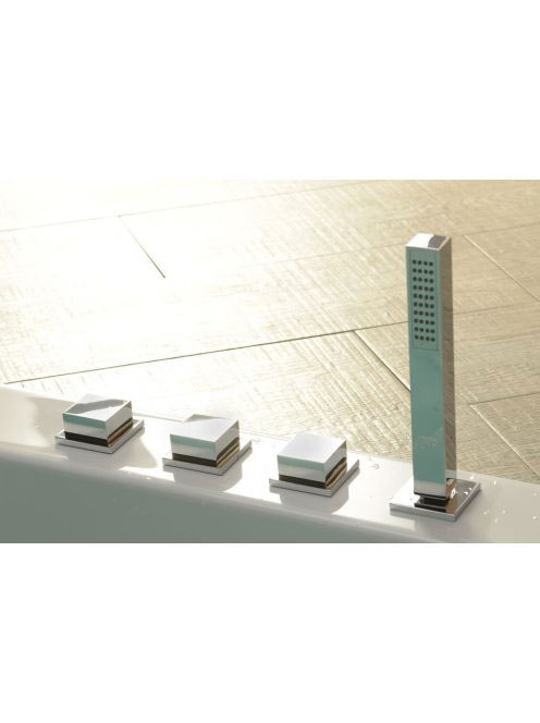 Sapho Infiniti 2 irányú kádperemre szerelhető 4 részes csapt