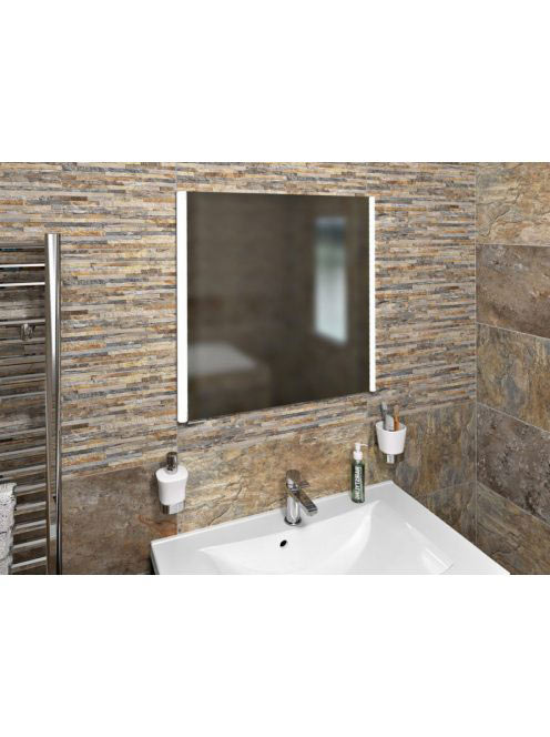 Sapho Integra LED-es falba építhető tükrös szekrény 65x70x16