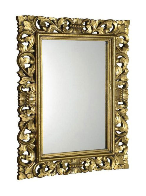 SCULE keretes tükör, 80x120cm, Silver Antique (IN316) - Fürd