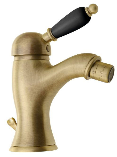 Sapho Kirké álló bidé csaptelep automata leeresztővel, feket