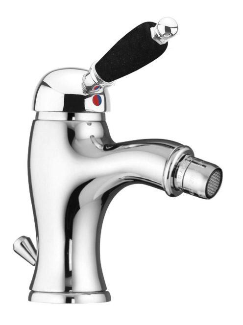 Sapho Kirké álló bidé csaptelep automata leeresztővel, feket