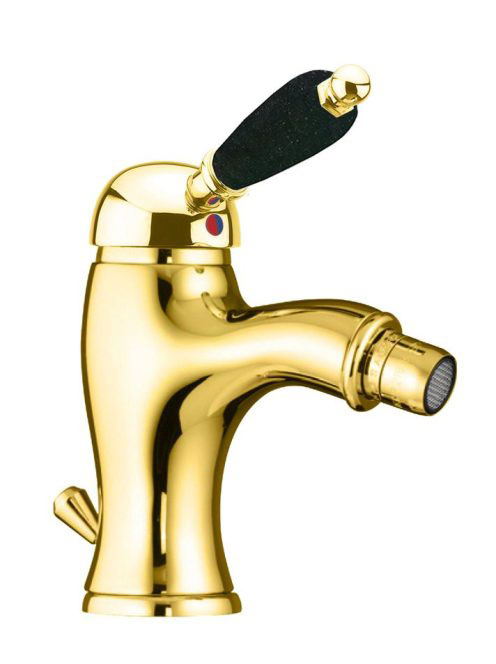 Sapho Kirké álló bidé csaptelep automata leeresztővel, feket