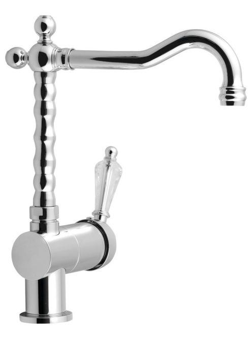 Sapho Kirké Crystal egykaros mosogató csaptelep, króm KI14KC