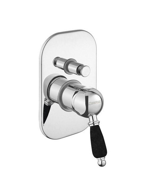 Sapho Kirké falba épített 2 irányú csaptelep fekete kerámia