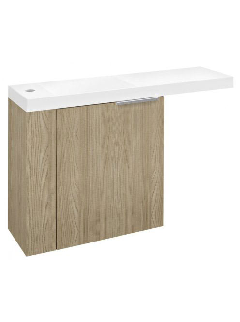 Sapho Latus VI mosdótartó szekrény 50x50x22 cm, balos, bardi