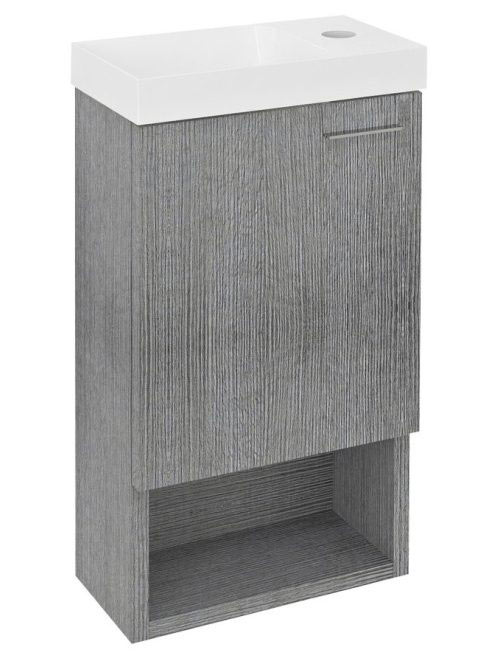 Sapho Latus XI fali mosdótartó szekrény 30x53x16,5 cm, ezüst