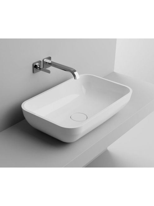 Sapho Menar öntött márvány mosdótál 60x38 szögletes ME600 -