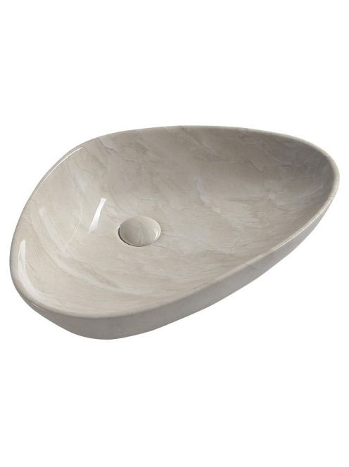 Sapho Dalma kerámia mosdó 58,5x39 cm, bézs márvány MM227 - F