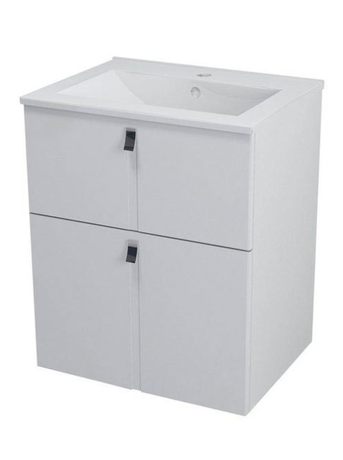 Sapho MITRA mosdótartó szekrény, 59,5x70 cm, fehér, MT061 -