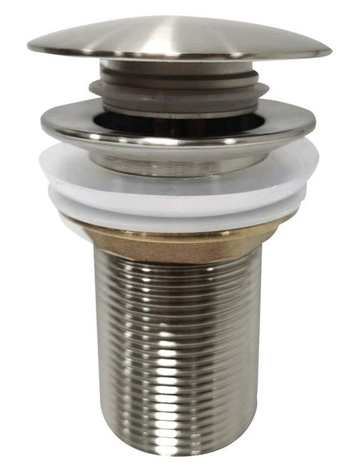 Sapho Aurum Click-clack leeresztő mosdóhoz, szálcsiszolt ino