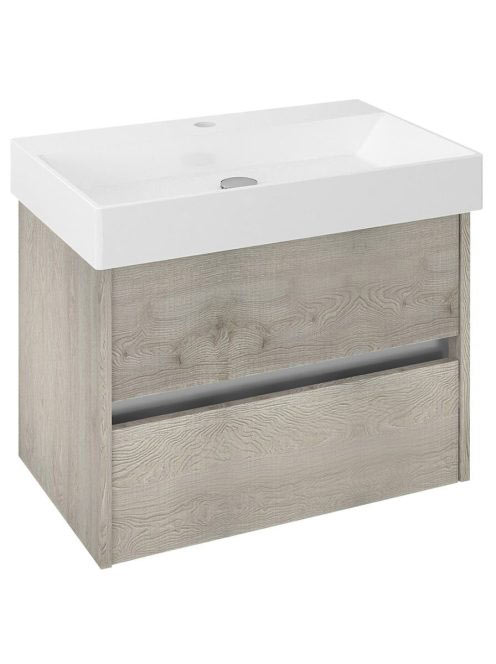 Sapho Nirona 2 fiókos mosdótartó szekrény 67x43cm, Mokka Töl