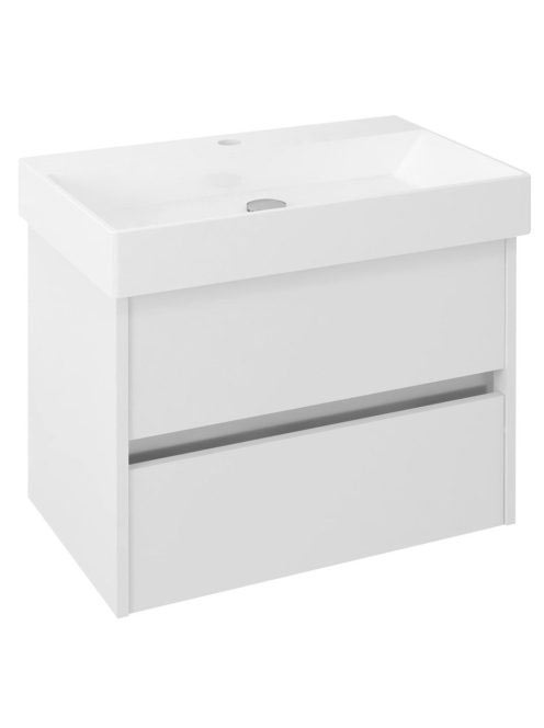 Sapho Nirona 2 fiókos mosdótartó szekrény 67x43 cm, fehér NR