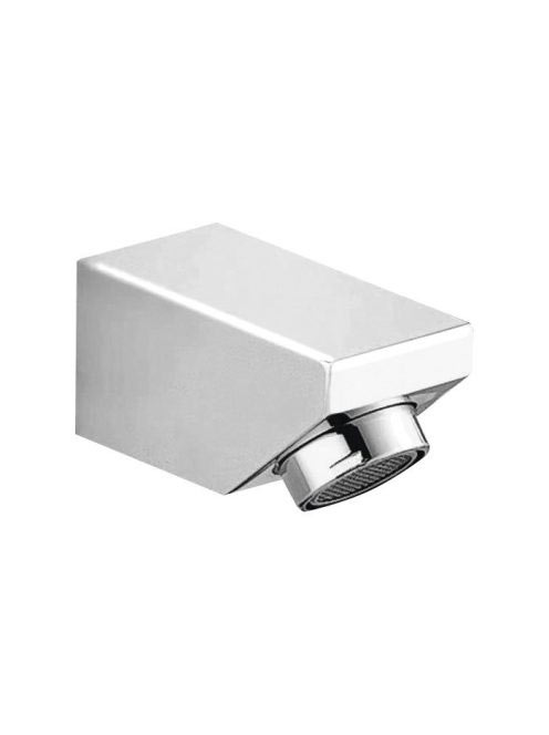 Sapho szögletes fali kifolyócső, króm NS299 - Fürdőszoba - F