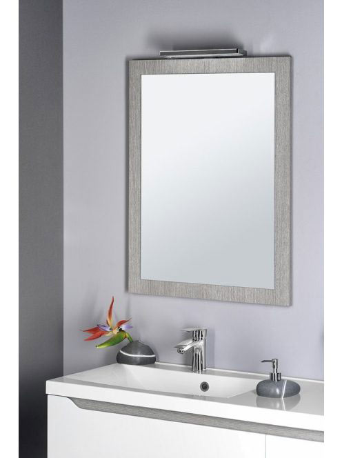 Sapho Nirox keretes tükör 60x80x3 cm, ezüst tölgy NX608-1111
