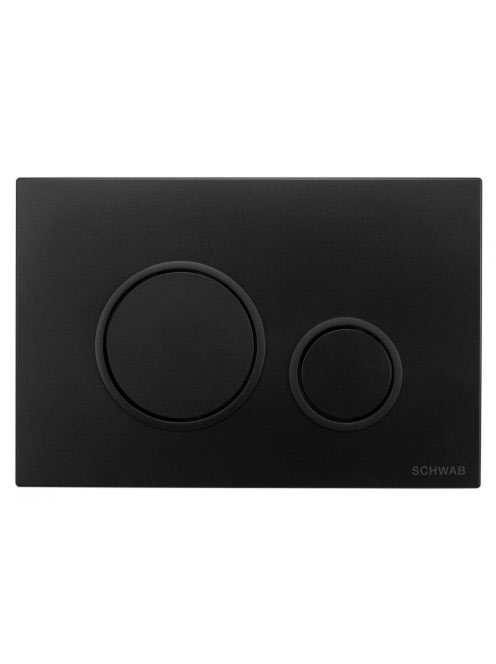 Schwab Vela nyomólap rejtett tartályokhoz, matt fekete P47-0