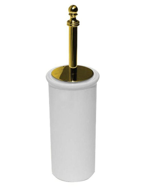 Sapho Perla WC-kefe tartó, arany PE1205 - Fürdőszoba - Fürdő