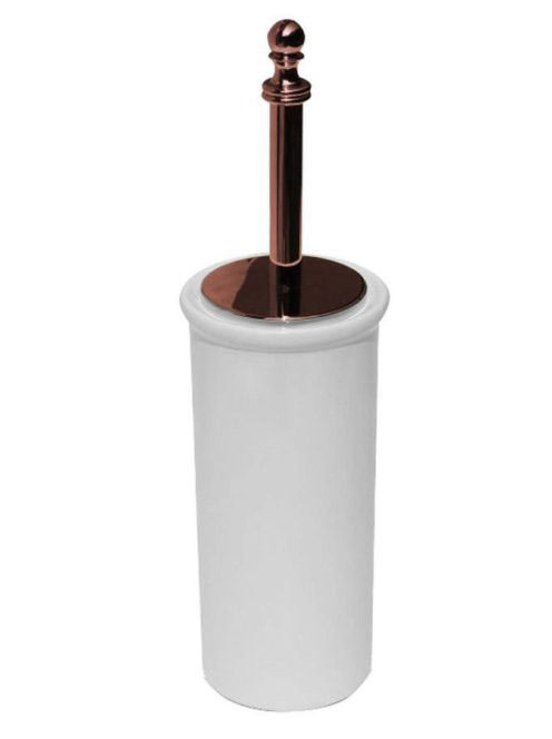 Sapho Perla WC-kefe tartó, rózsa arany PE1207 - Fürdőszoba -