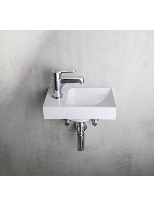 Sapho Small Piccolino öntött márvány mosdó 30,8x17 cm, balos