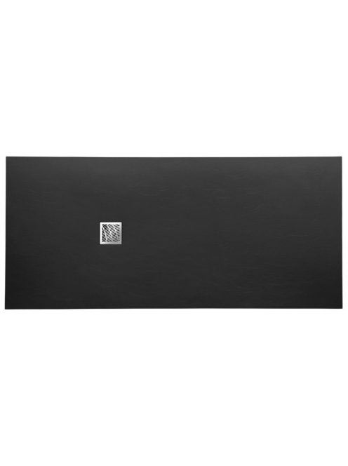 Sapho Gelco Mitia öntött márvány zuhanytálca 120x90 fekete P