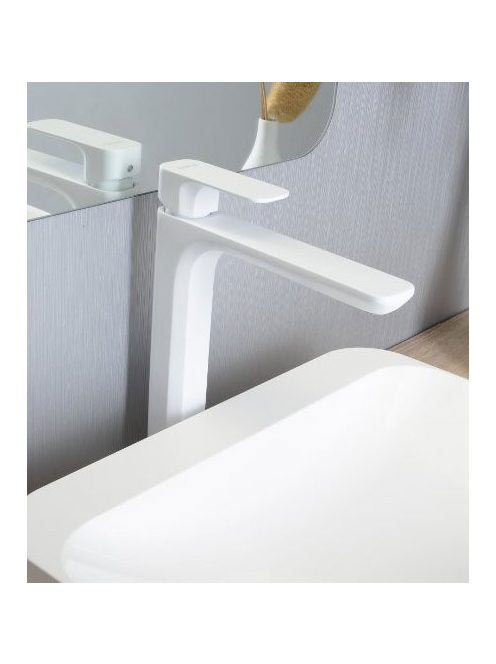 Sapho SPY magasított mosdócsaptelep, lefolyó nélkül, matt fe