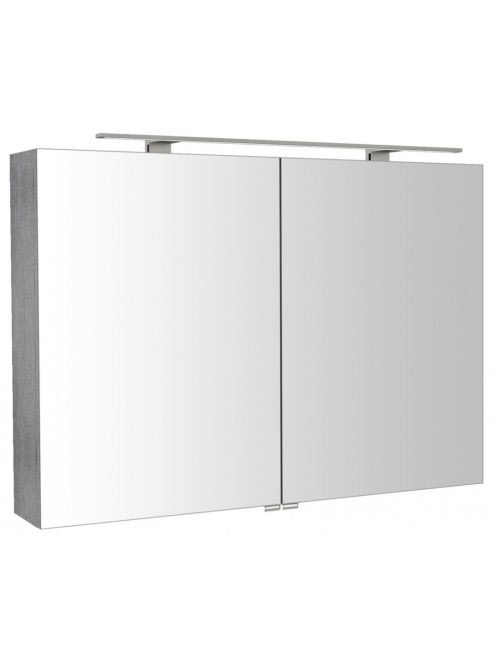 Sapho Riwa két ajtós tükrös szekrény LED világítással 101x70