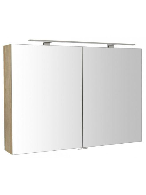 Sapho Riwa két ajtós tükrös szekrény LED világítással 101x70