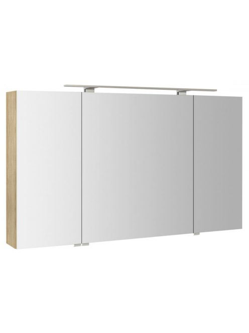 Sapho Riwa három ajtós tükrös szekrény LED világítással 121x