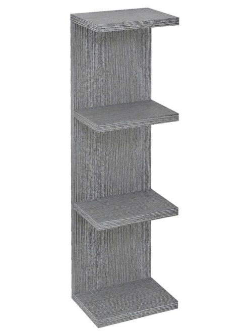 Sapho Riwa fali nyitott polcos szekrény 20x70x15 cm, ezüst t