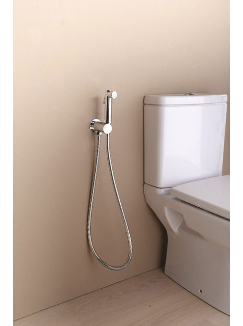 Sapho fali bidé zuhany, biztonsági zárással és gégecsővel, k