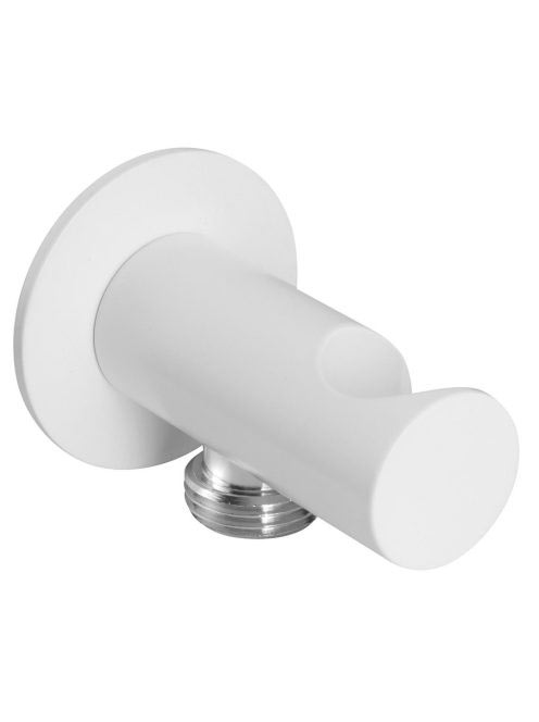 Sapho fix zuhanytartó fali csatlakozóval, matt fehér SG203BI