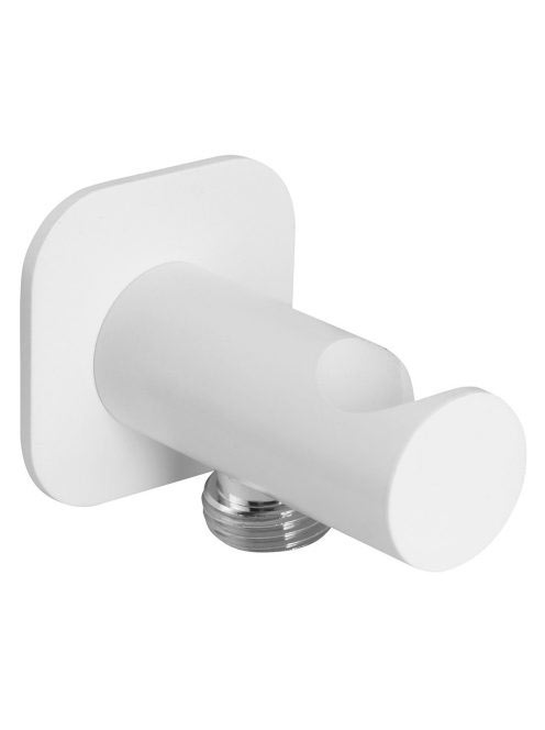 Sapho fix zuhanytartó fali csatlakozóval, matt fehér SG403BI