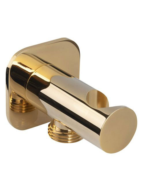 Sapho fix zuhanytartó fali csatlakozóval, arany SG403OR - Fü