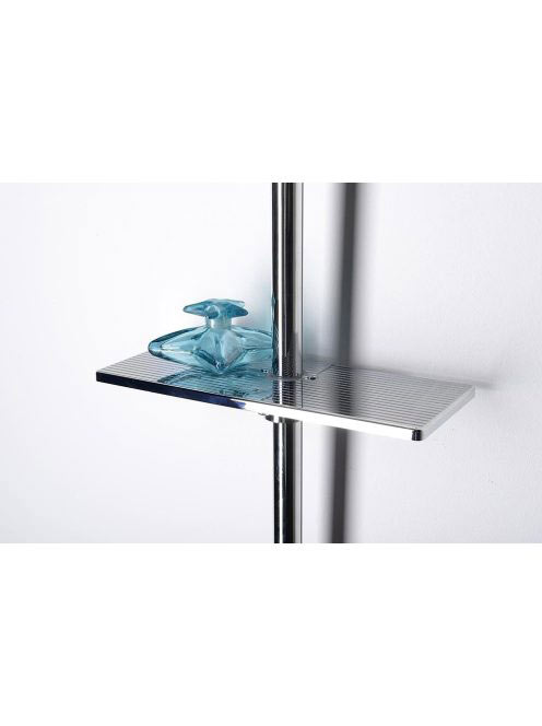 Sapho szappantartó zuhanyoszlophoz és zuhanyrúdhoz, króm SK1