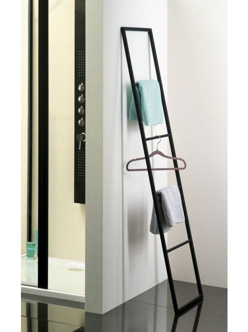Sapho SKA törölközőtartó állvány 42x170 cm, matt fekete SKA5
