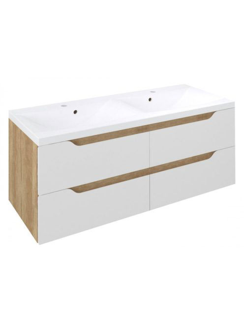 Sapho Wave II mosdótartó szekrény 4 fiókkal 120x50x48 cm, fe