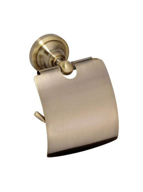 Bemeta Retro WC-papír tartó fedéllel, bronz 144112017 - Fürd