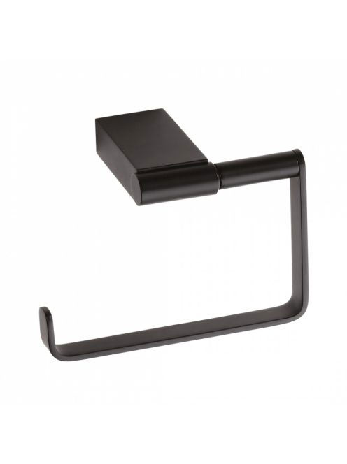 Bemeta Nero falra szerelhető WC papírtartó, fekete (13501222