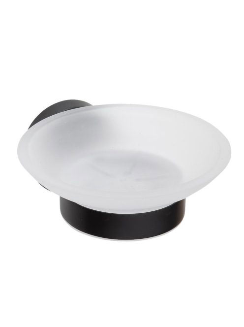 Bemeta Dark szappantartó, fekete (104108040) XR803B - Fürdős