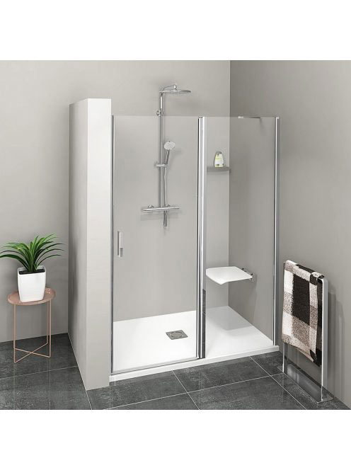 Polysan Zoom Line zuhanyajtó 100x190 cm transzparent üveg, k