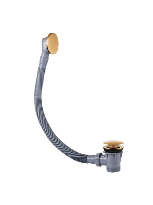 Tres Click clack kád leeresztő túlfolyóval, arany színű 0345